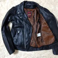 美品 デイトナ ライダースジャケット ダブル Lサイズ ライナー付き バイカー