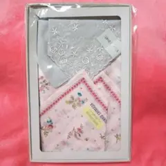 島田順子　ハンカチ　ジュン・コシマダ　刺繍　薔薇　花柄JUNKO SHIMADAのサムネイル