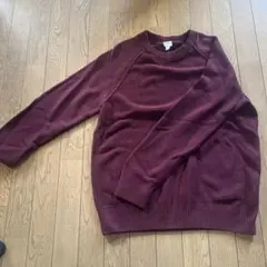 GAP バーガンディ クルーネックセーター M