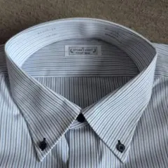 STUART KENT ストライプ ボタンダウンシャツ