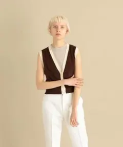 Steven Alan COTTON HIGH GAUGE LINE VEST