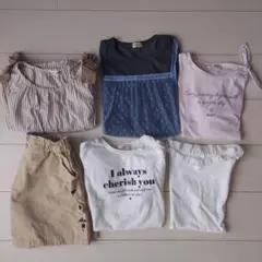 最終値下げ‼️ キッズ服 160cm 6点セット‼️　まとめ売り　女の子