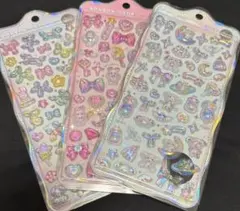 【正規品】ボンボンドロップシール　3枚セット　オーロラ　わんわん　ばるーん