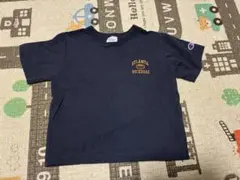 ほぼ未使用　Champion 100cm Tシャツ ネイビー