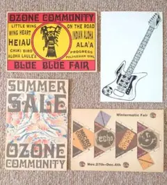 Ozone Community DMハガキ4枚　オゾンロックス