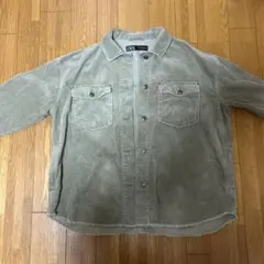 ZARA コーデュロイシャツジャケット Lサイズ