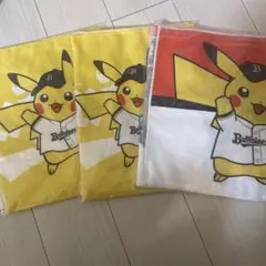 オリックス・バファローズ ポケモン ピカチュウ ユニフォーム タオル 3