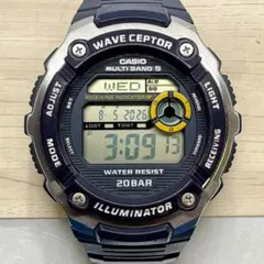 【電池交換済】CASIO　WV-M200　ウェーブセプター　電波時計　腕時計のサムネイル