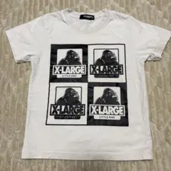 X-LARGE ゴリラプリント Tシャツ 120 白Tシャツ