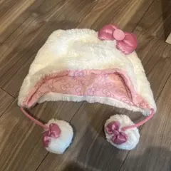 ハローキティ ファーハット ユニバーサル