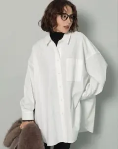 Arpege story NEW ビッグコクーンシャツ　Mのサムネイル