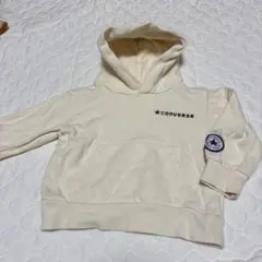 CONVERSE フード付きトレーナー アイボリー