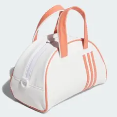 adidas ミニボストン ハンドバッグ スリーストライプ