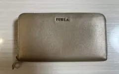 FURLA ゴールド 長財布