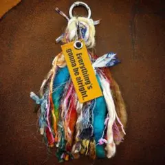 丸カラビナ付 タッセルキーホルダー vintage アメリカン 一点もの