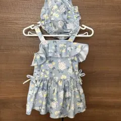petit main 花柄ワンピース水着 100cm