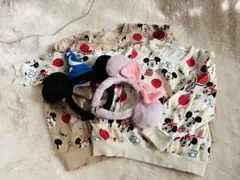 ディズニーランドシー　クリスマス　カチューシャ　本　トレーナー　120 140