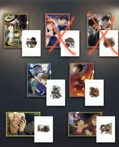 コナン　クリアファイル　5種　10枚　セット　一番くじ　メモリアルカット