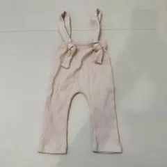 リブ編みサスペンダーパンツ 70のサムネイル