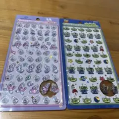 ボンボンドロップシールミニ　ディズニー　2枚セット　正規品