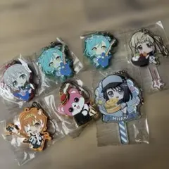 ◆未開封◆BanG Dream! ラバーアクリルストラップ 7点セット◆バンドリ