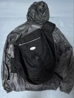 ブラック nike ワンショルダーバッグ スリングバッグ y2k 00s 古着