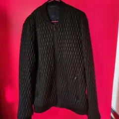 美品　ZARA MAN ブラック キルティング ジャケット　ｘｌ