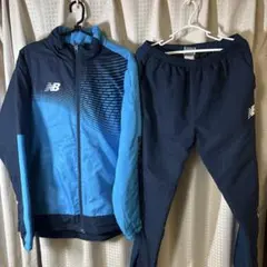 ◡*⃝様 New Balance ジャージ上下セット 青/ネイビー