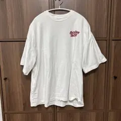 WEGO Hot & Spicy TACOS バックプリント Tシャツ ホワイト