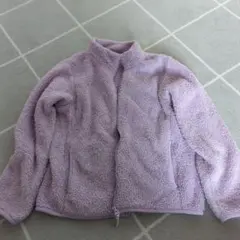 UNIQLOフリースジャケット サイズ140 ラベンダー