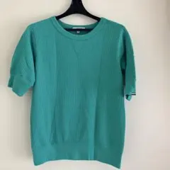 AIGLE グリーン 半袖 ワッフルTシャツ Mのサムネイル