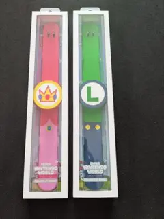 USJパワーアップバンド　ピーチ　ルイージ　２本セット