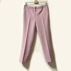 theory セオリー センタープレス テーパードパンツ ピンク サイズ4