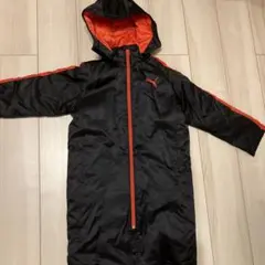 Puma フード付きコート 黒