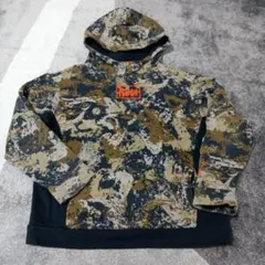 PUMA 迷彩パーカー フード付きトレーナー