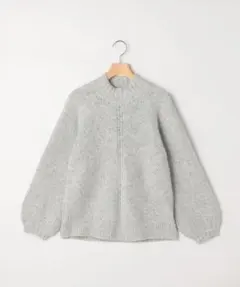 新品！NOLLEY'S LIGHT ラメノットヤーンプルオーバーニットグレー