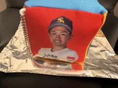 ソフトバンクホークス　シークレットミニクッションキーホルダー　中村晃