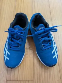 ASICS スニーカー　レーザービーム　 21.5cm 青