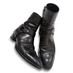 J*e様 SAINT LAURENT ハーネスブーツ 48 - メルカリ