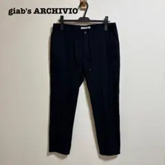 giab's archivio スウェットパンツ 48 ブラック