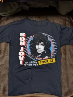 used]80~90s bonjovi tシャツ ヴィンテージ Lサイズ | Mercari