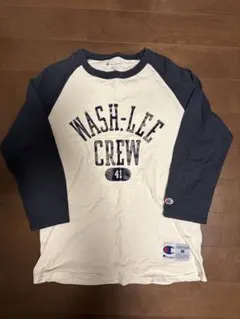 Champion WASH-LEE CREW 七分袖Tシャツ M