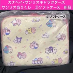 サンリオ当りくじ　カナヘイ×サンリオキャラクターズ　③ ソフトケース　新品