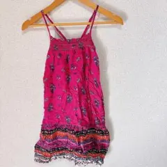 OLDNAVY オールドネイビー 花柄 ノースリーブワンピース ピンク 110程