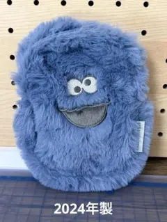 セサミストリート　クッキーモンスター　ふわふわ ポーチ