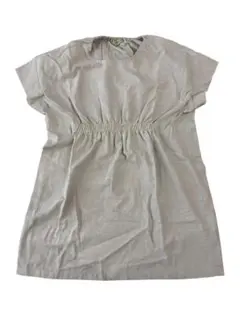 ベージュ半袖ワンピース　120 新品未着用