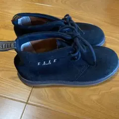 ELLE キッズ　靴　ショートブーツ　スエード