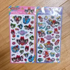 新品　シール　キャンディグリッターシール　パワパフ　パワーパフガールズ