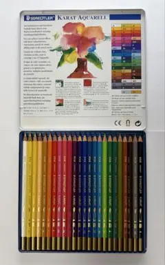 【新品未使用】STAEDTLER KARAT AQUARELL 24色のサムネイル