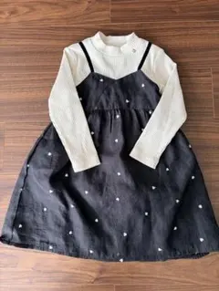 ハート刺繍ワンピース 110cm